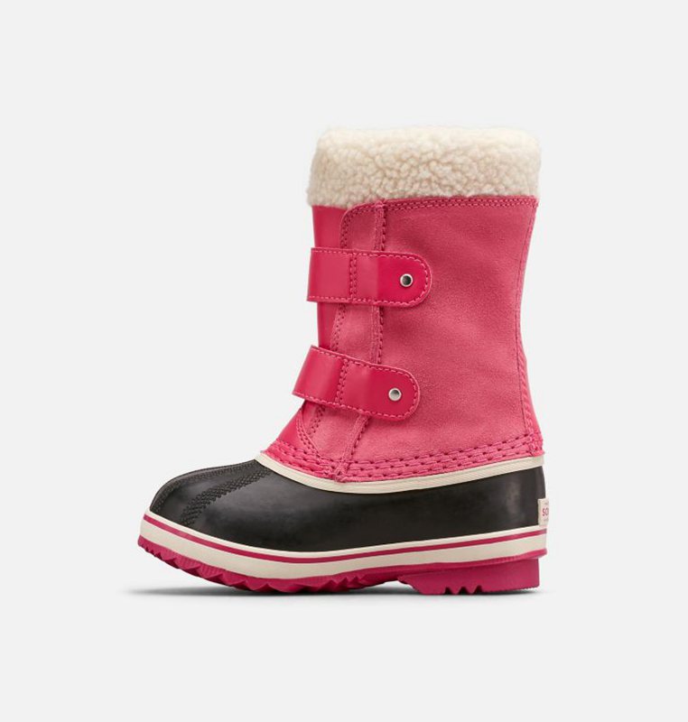 Sorel Childrens 1964 Pac™ Strap - Kids Snow Boots Pink/Black - 689401DBA